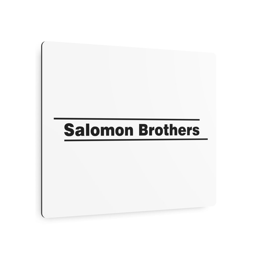 Salomon Brothers Metal Sign