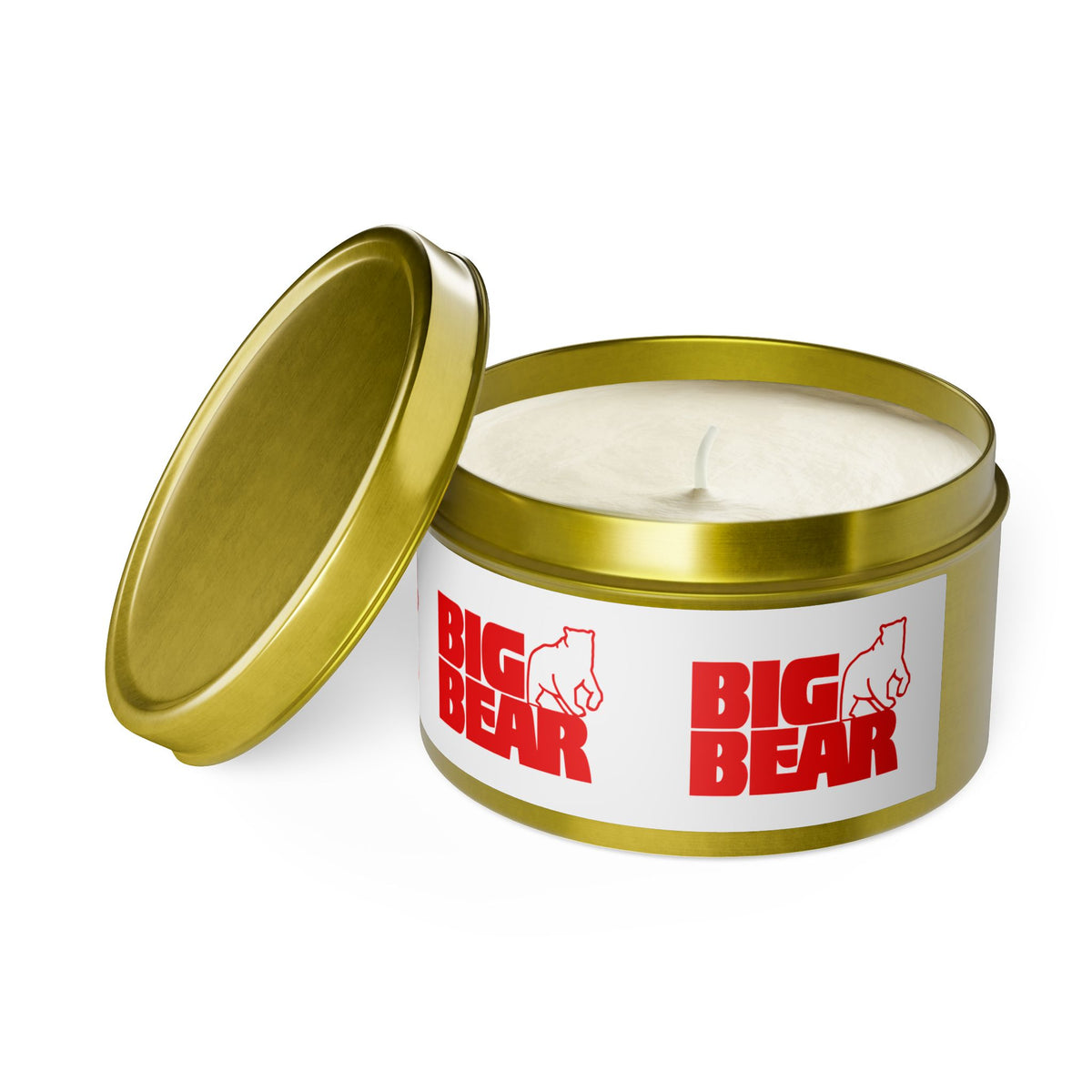 Big Bear Stores Tin Candle