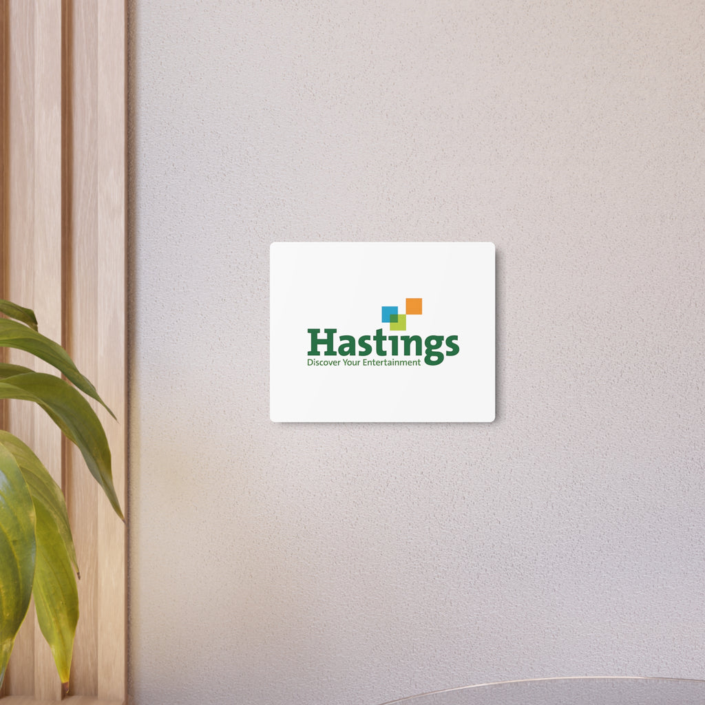 Hastings Entertainment Metal Sign