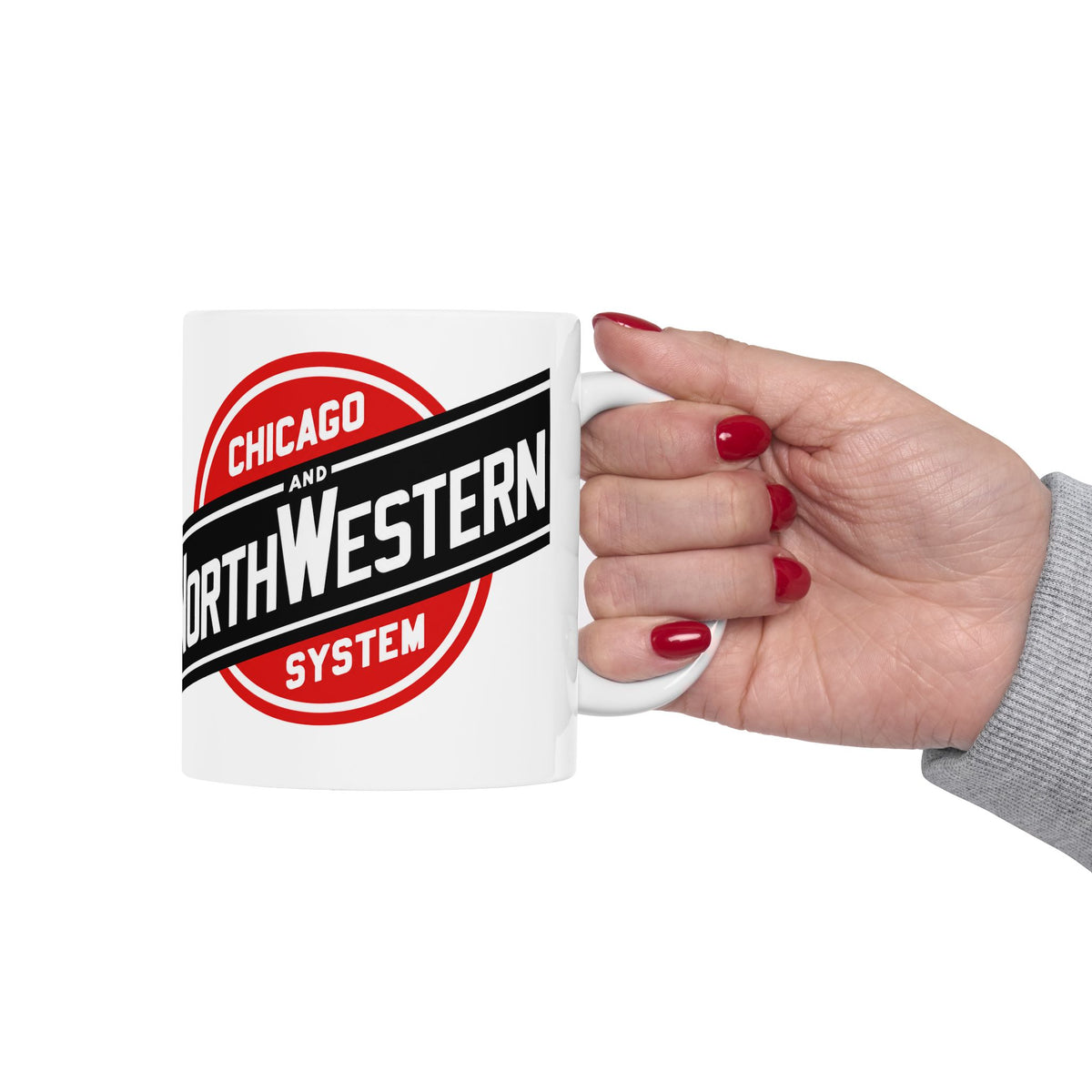 Chicago and North Western Railway Ceramic Coffee Mug