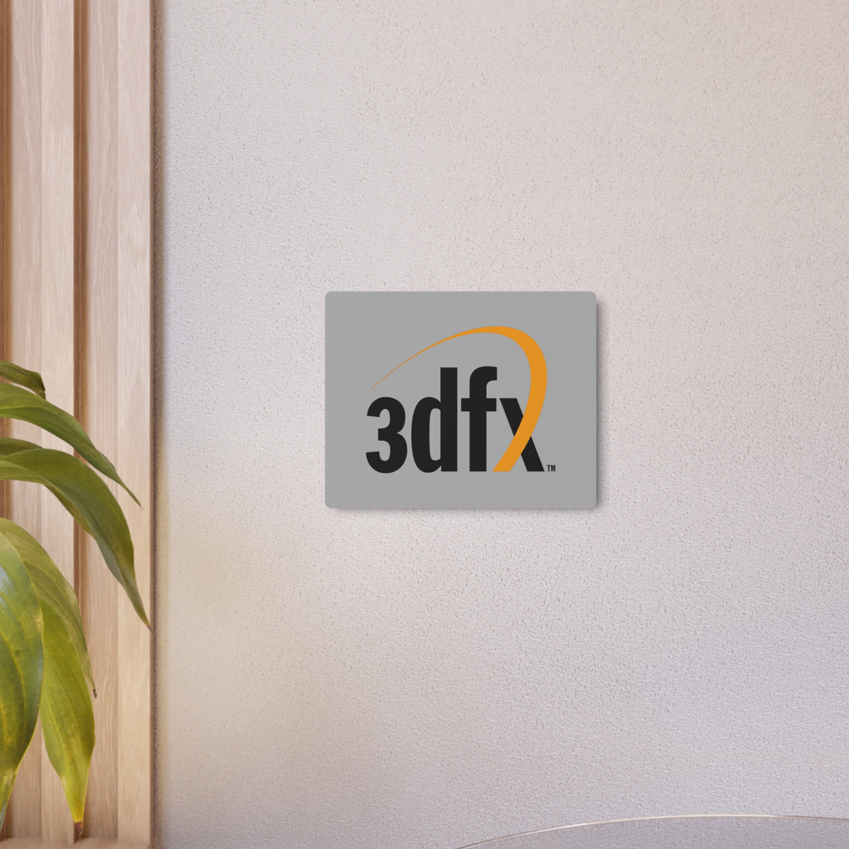 3dfx Interactive Metal Sign