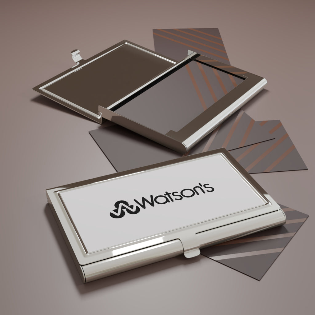 Watson's Metal Business Card Holder