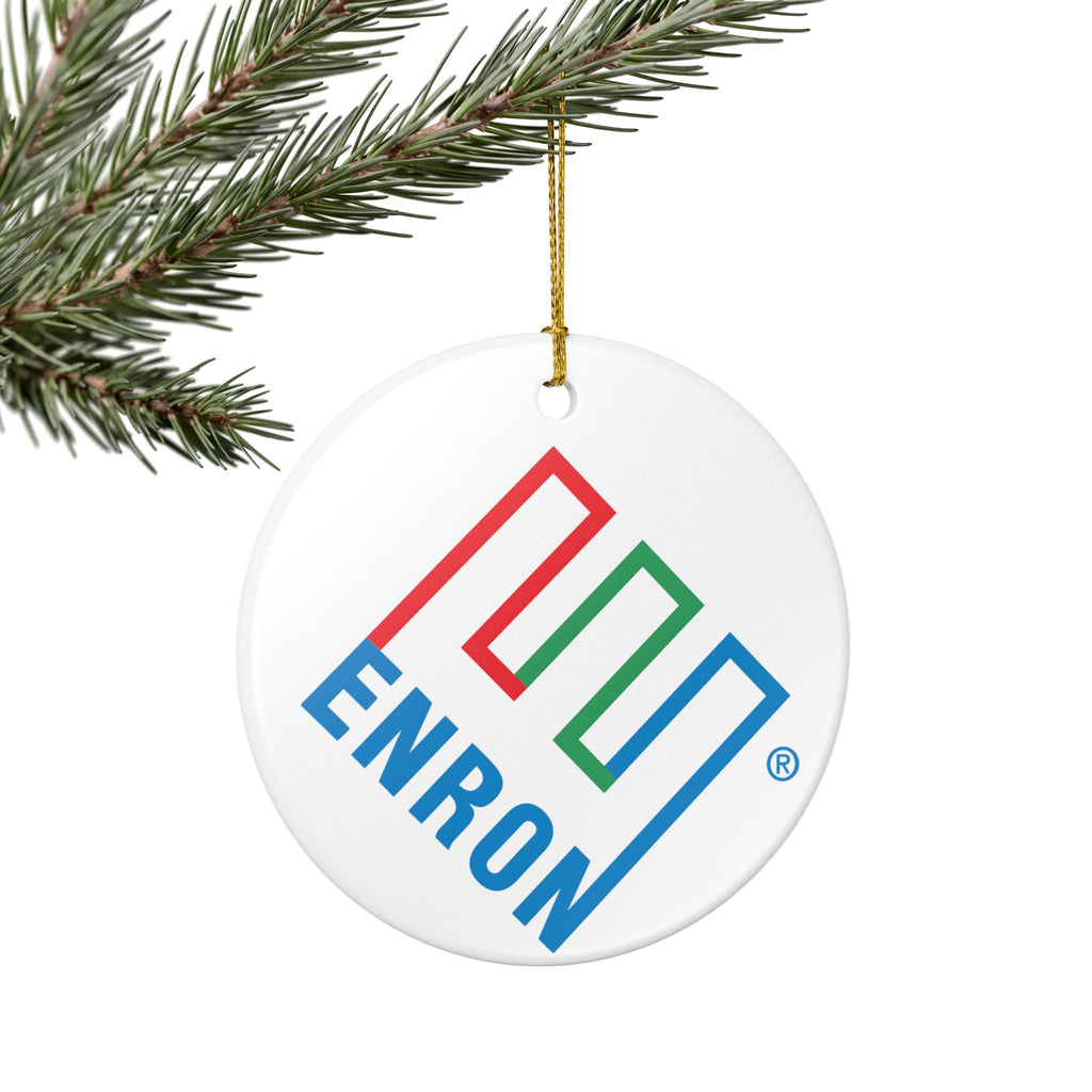 Enron Ceramic Ornament