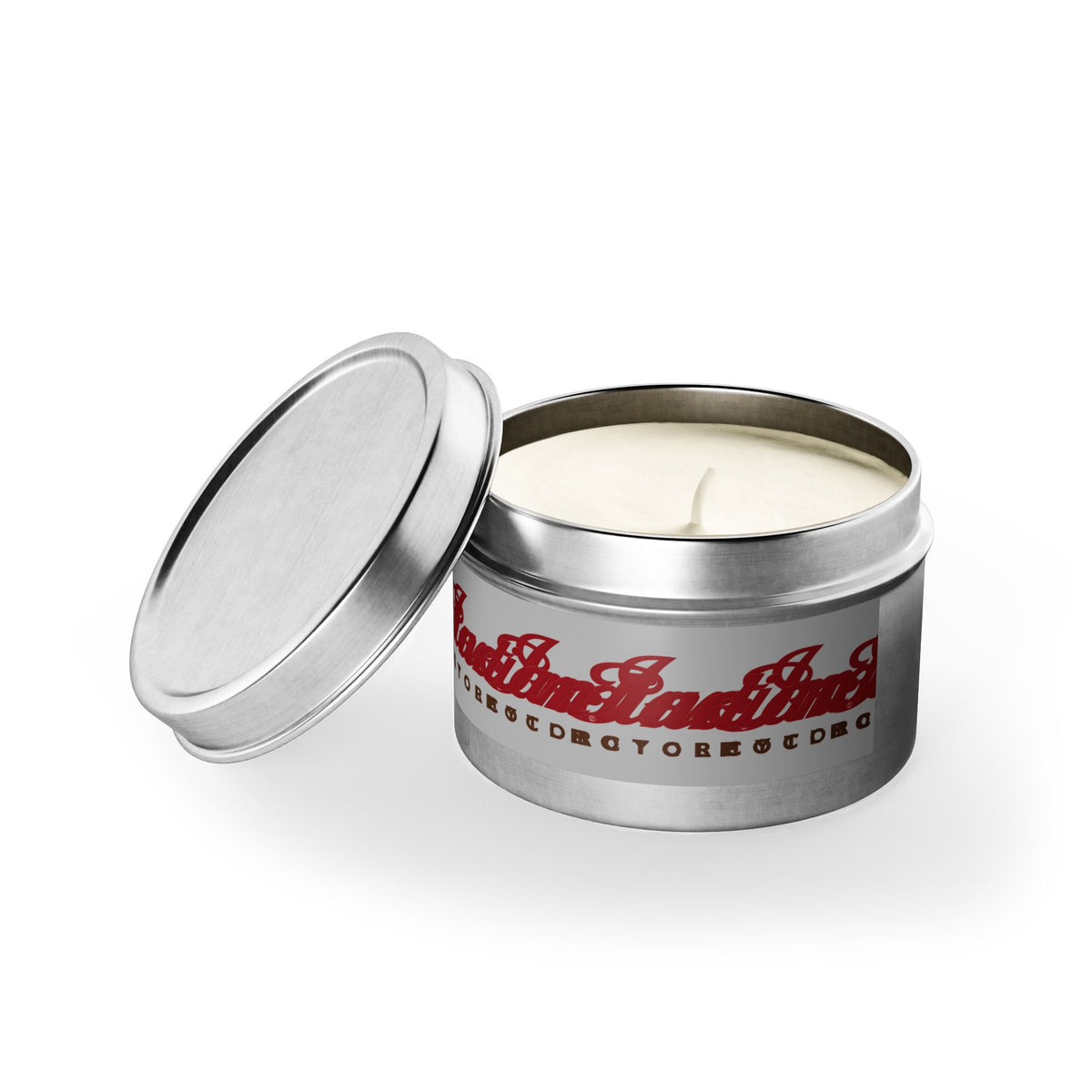 Indian Motorcycle Tin Candle