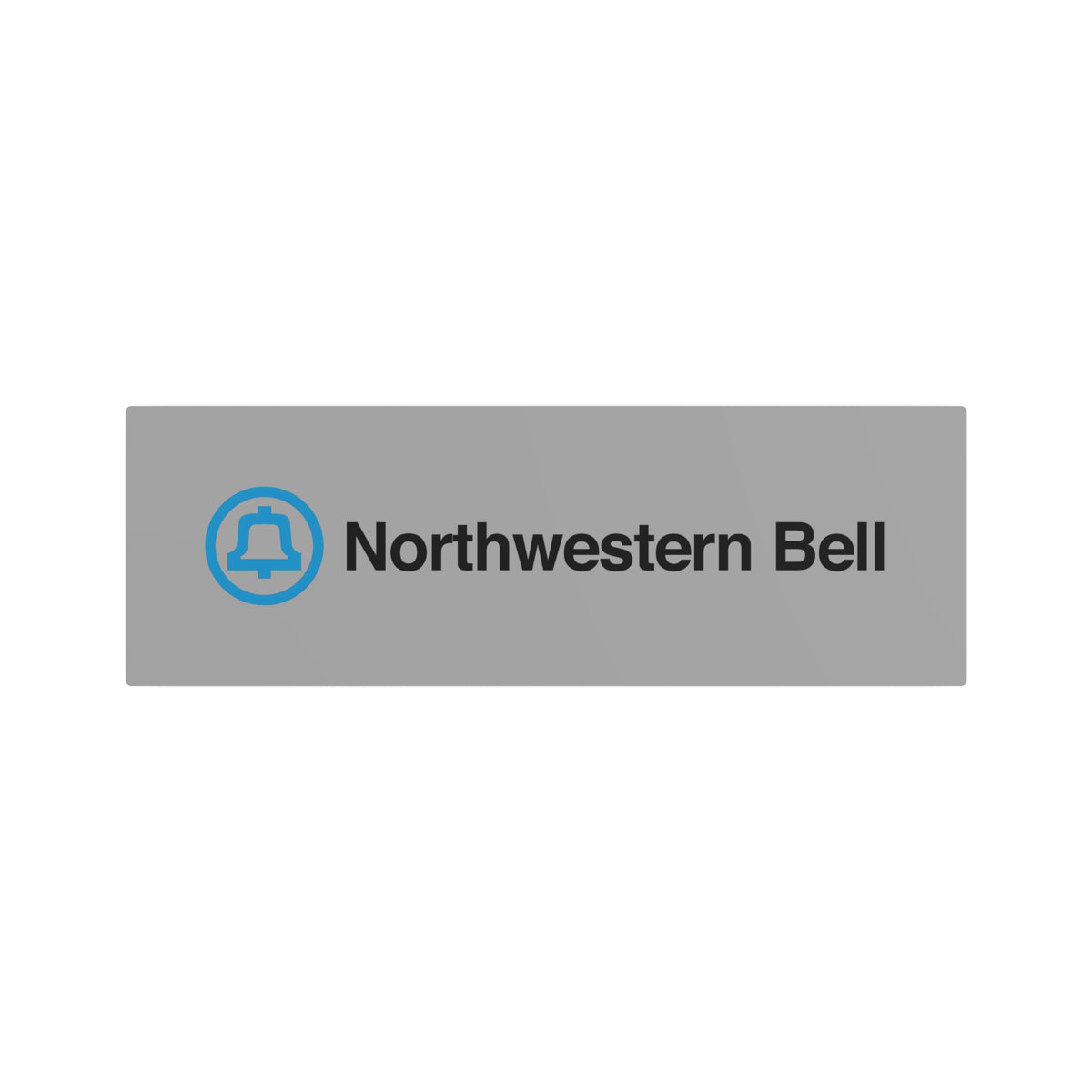Northwestern Bell Metal Sign