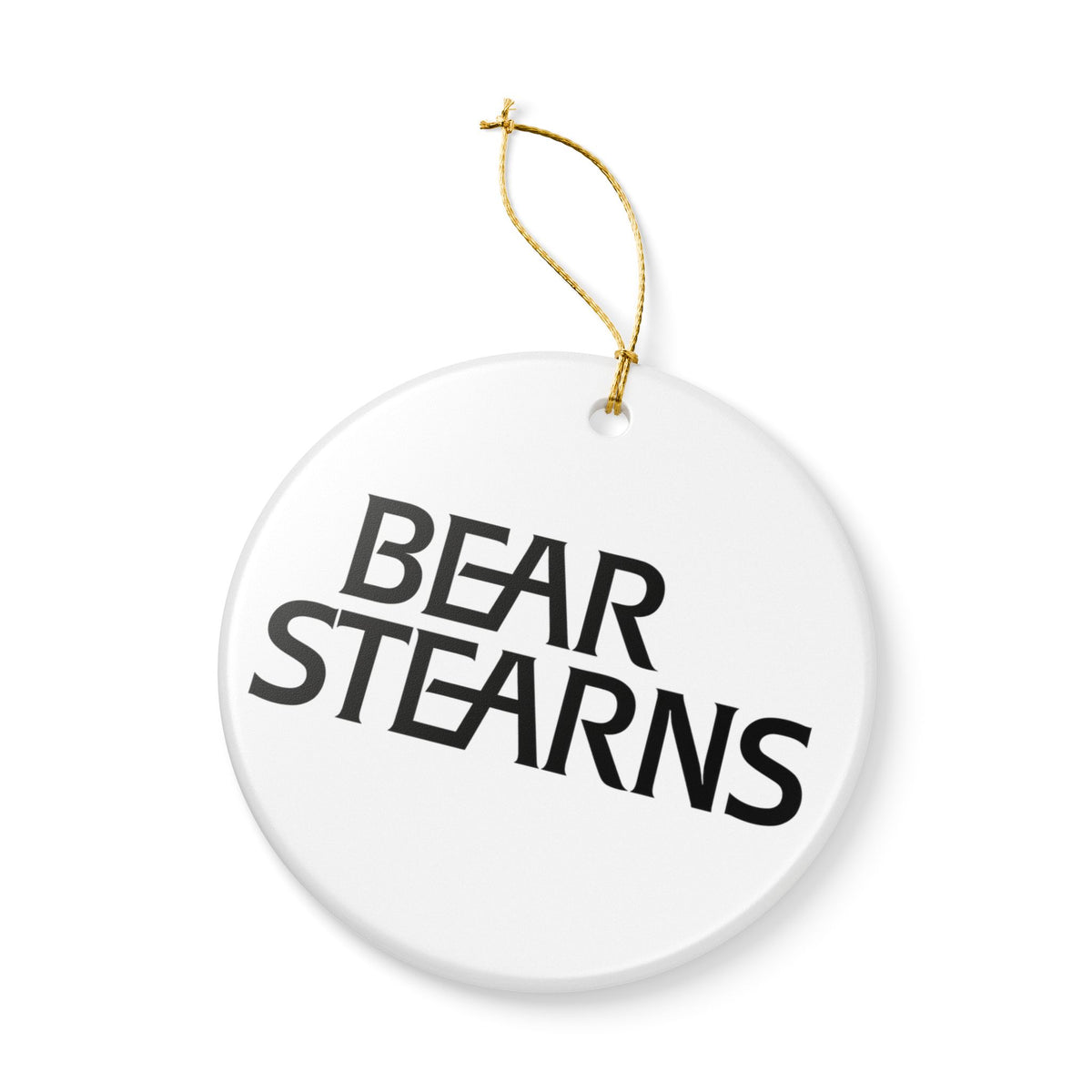 Bear Stearns Ceramic Ornament