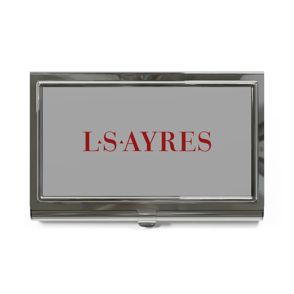 L. S. Ayres & Company Metal Business Card Holder