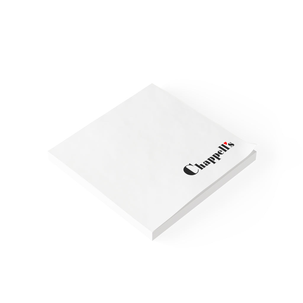 Chappell's Sticky Post-it Note Pad