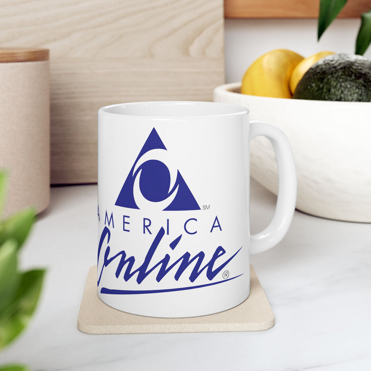 America Online (AOL) Ceramic Coffee Mug