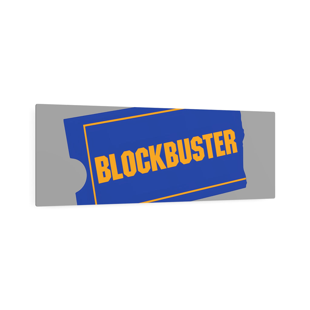 Blockbuster Video Metal Sign