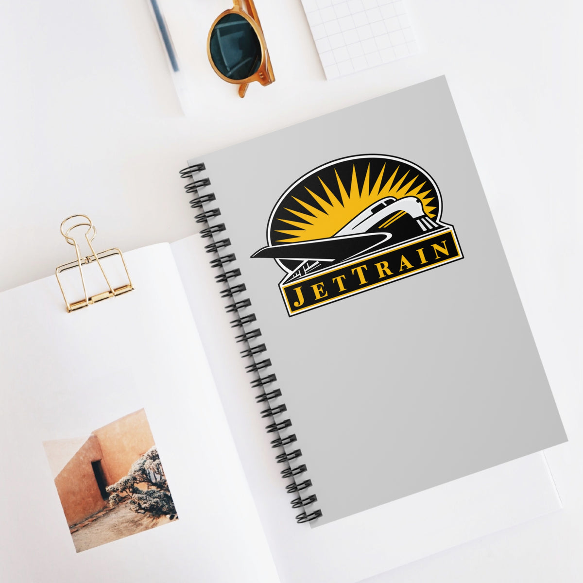 Bombardier JetTrain Spiral Notebook