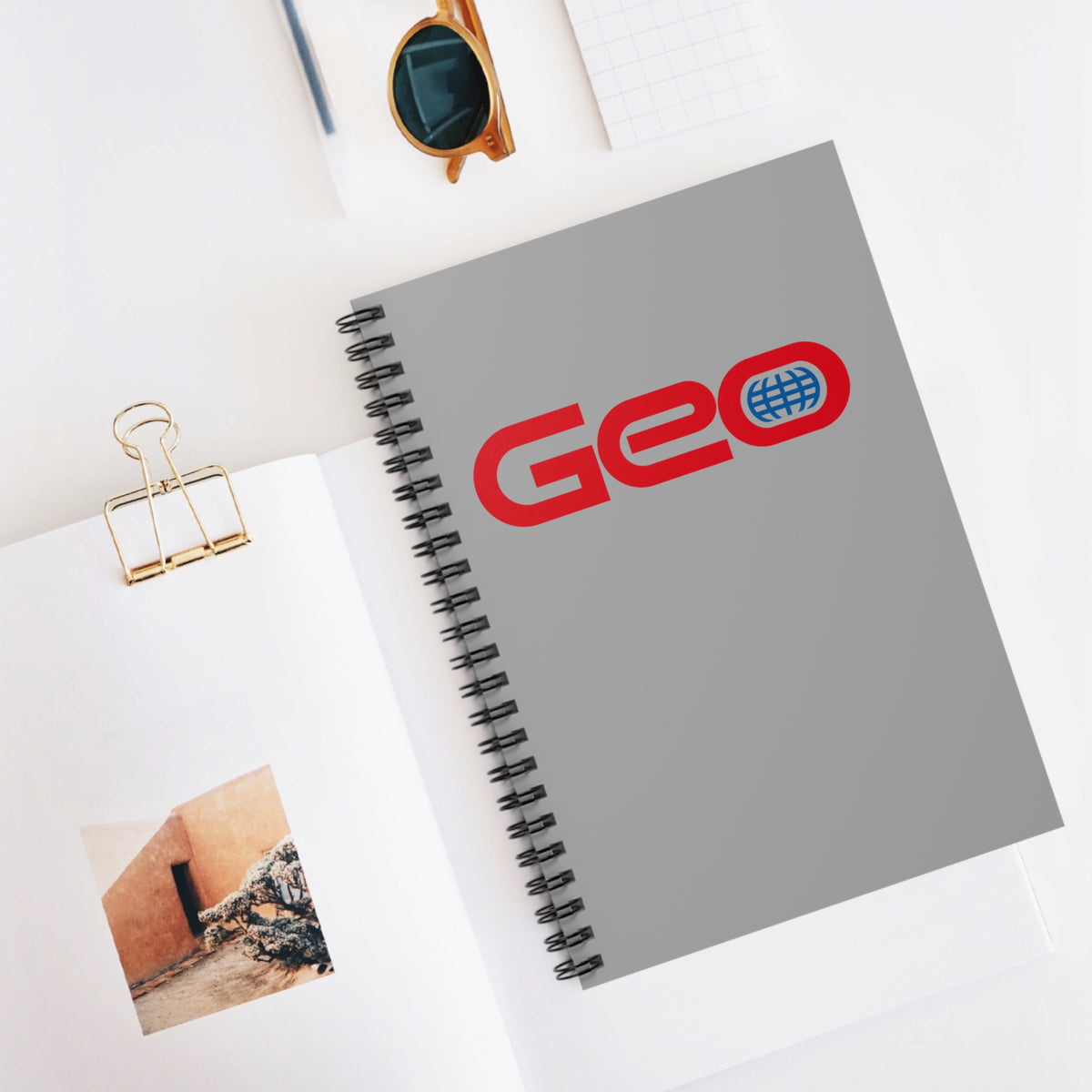 Geo Spiral Notebook