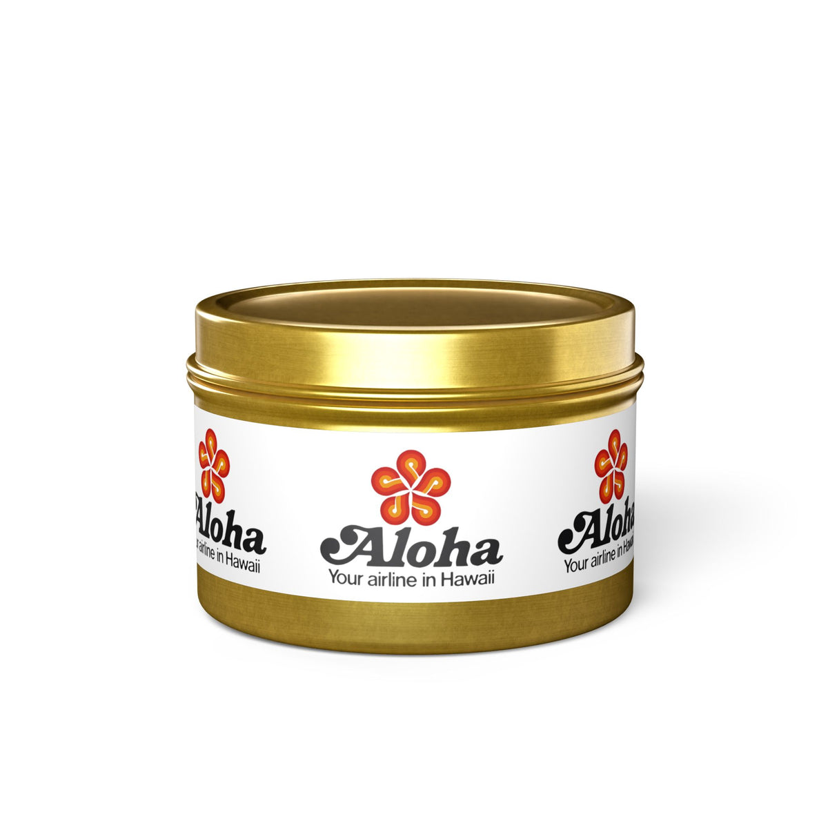 Aloha Airlines Tin Candle