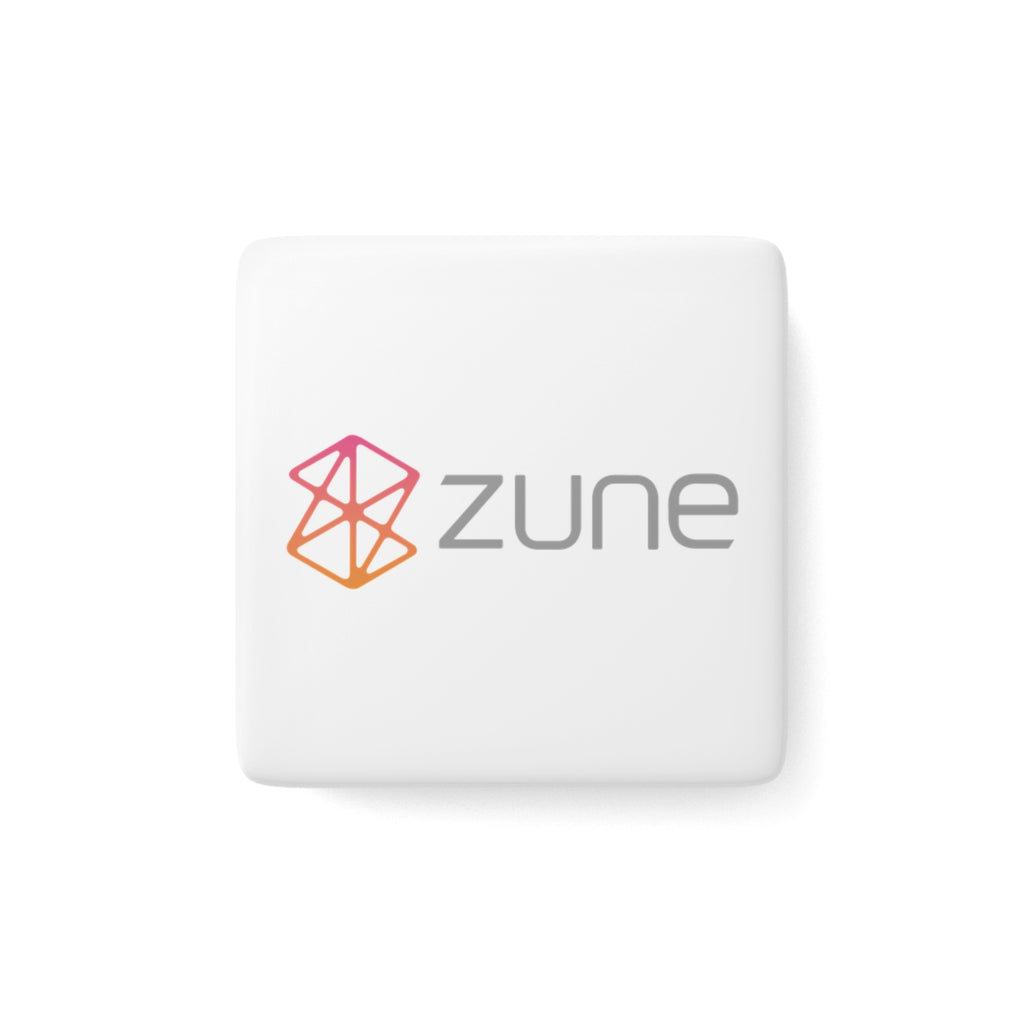 Zune Square Porcelain Fridge Magnet