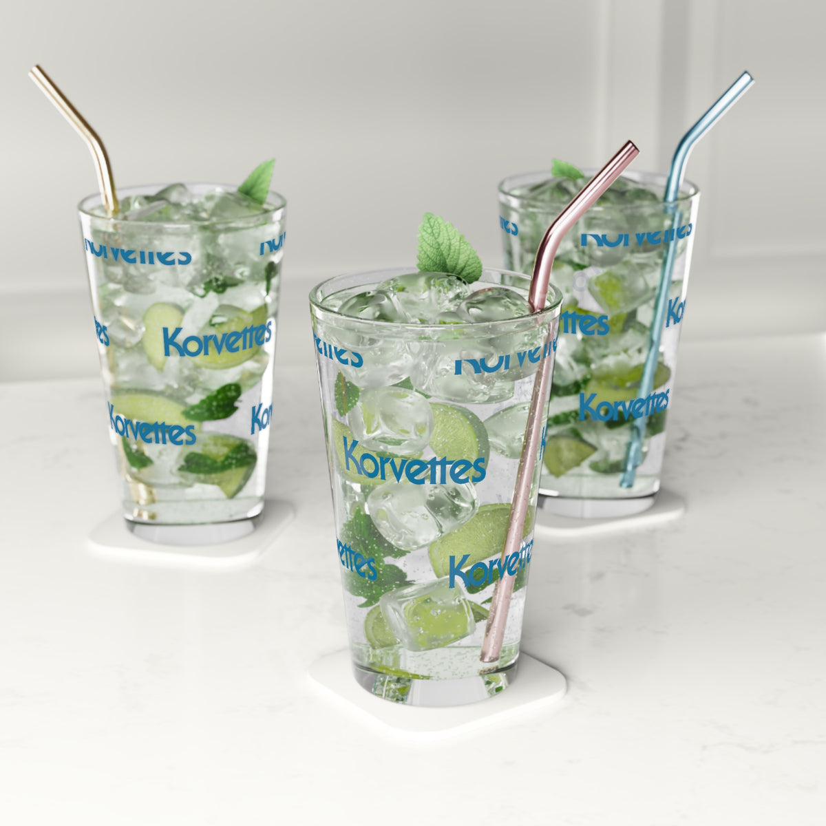 E. J. Korvette (Korvette's / Korvettes) 16oz Pint Glass