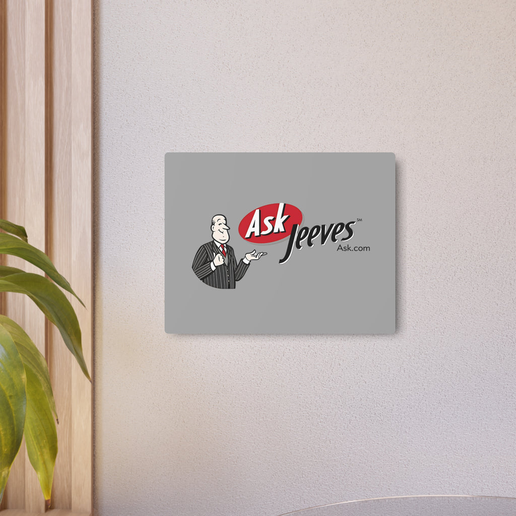 Ask Jeeves Metal Sign