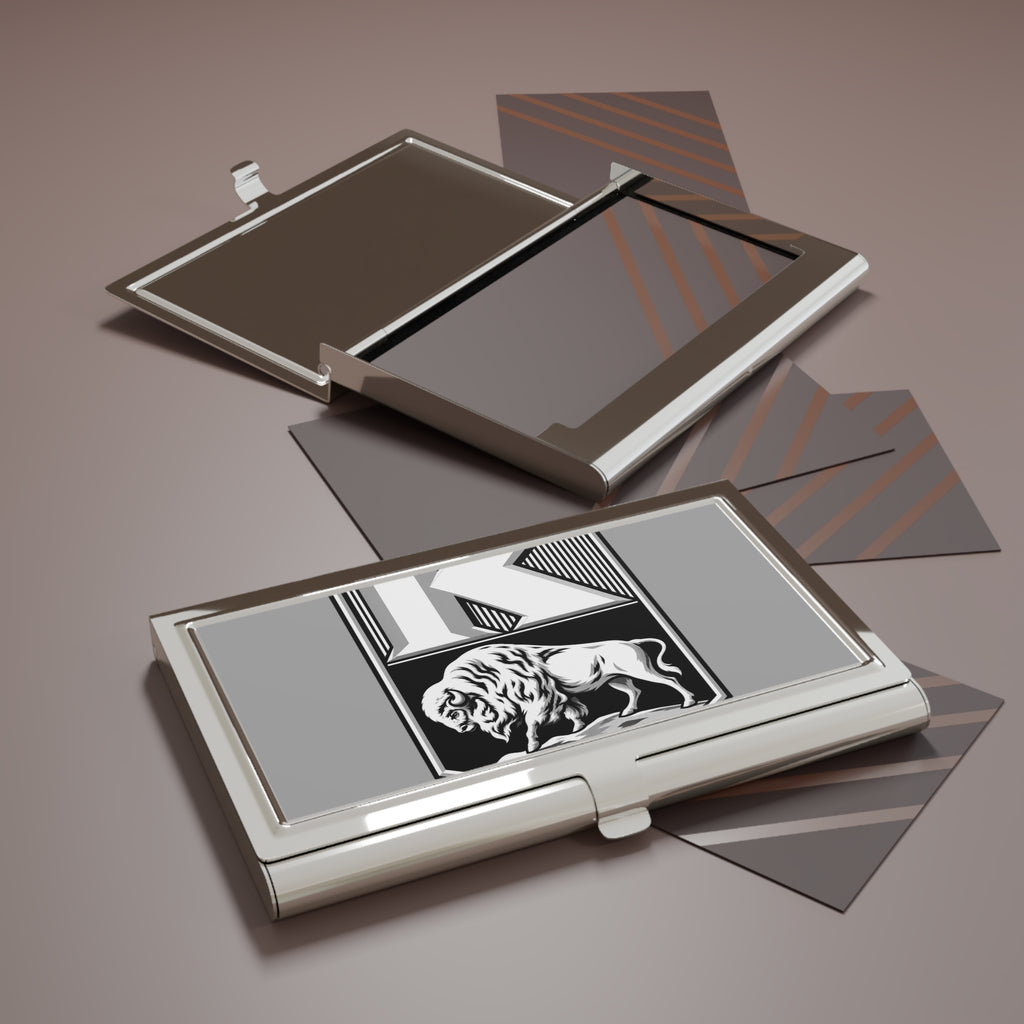 Kaiser Motors Metal Business Card Holder