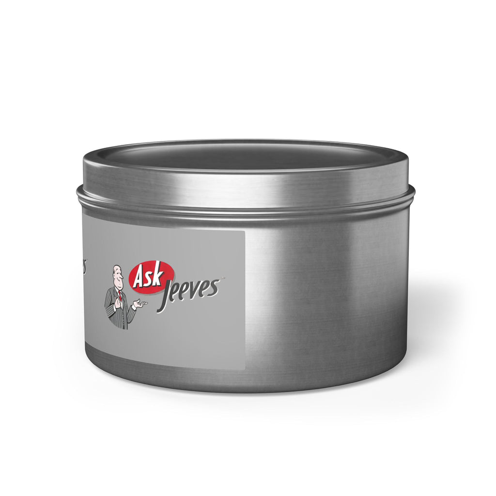 Ask Jeeves Tin Candle