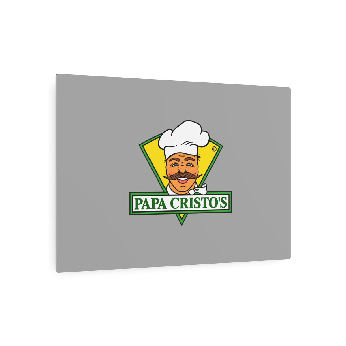 Papa Cristo's Metal Sign