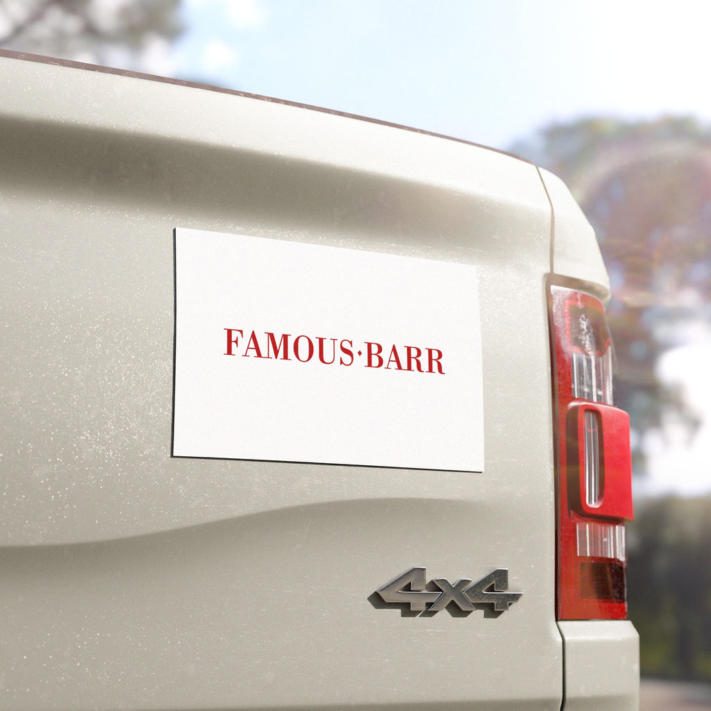 Famous-Barr Car Magnet