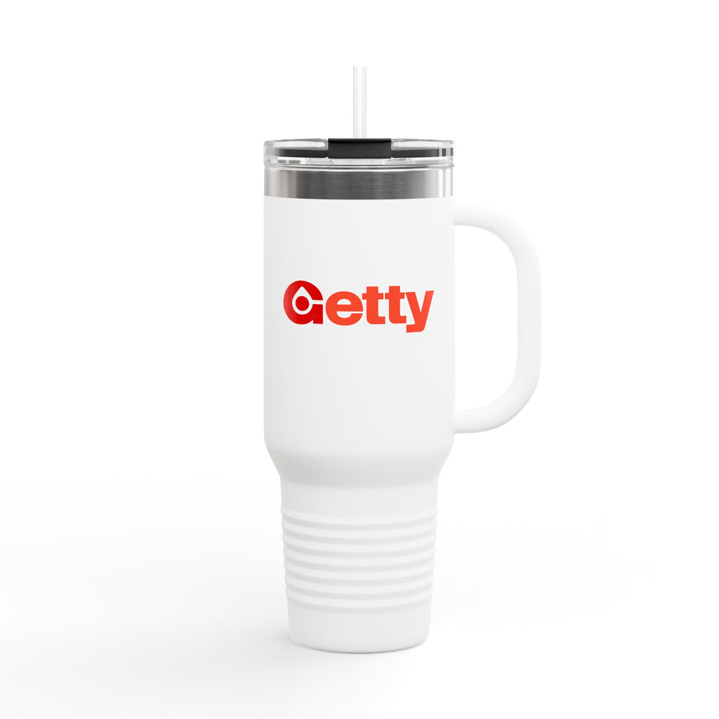 Getty Oil 40oz Insulated Travel Mug Stainless Tumbler