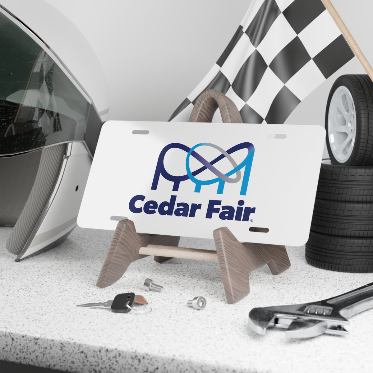 Cedar Fair Vanity License Plate