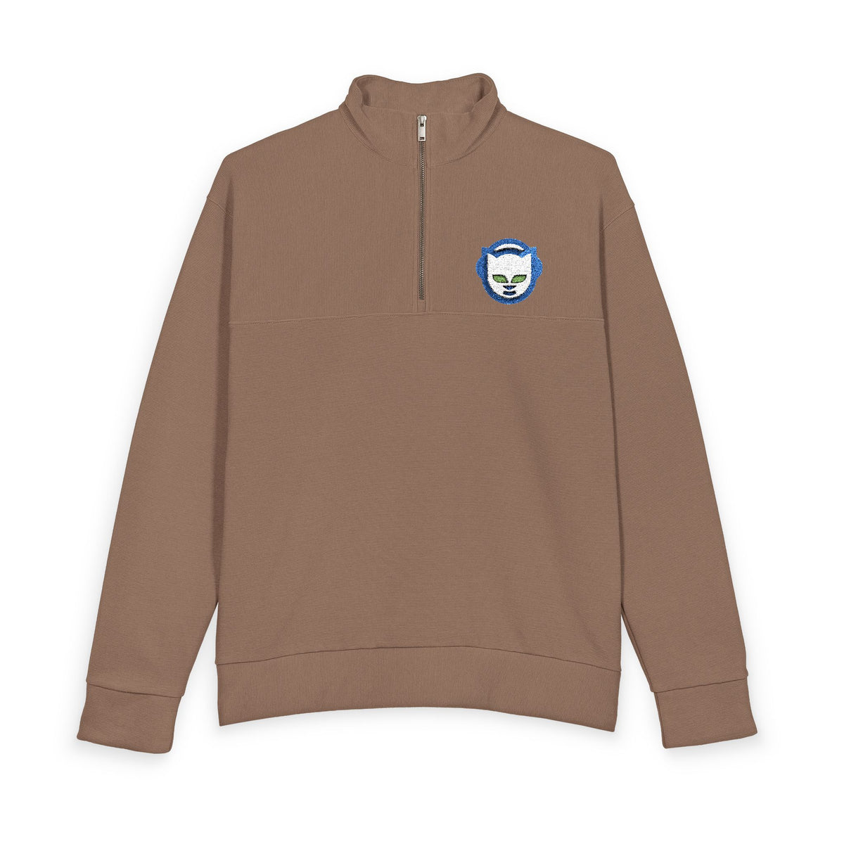 Napster Heavy Knit Quarter-Zip Sweatshirt