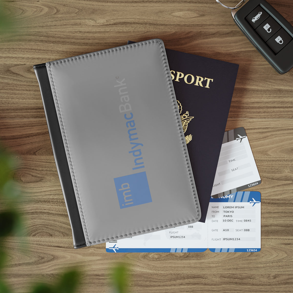 IndyMac Bank Passport Cover