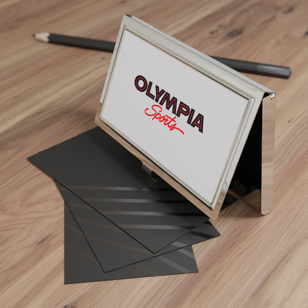 Olympia Sports Metal Business Card Holder