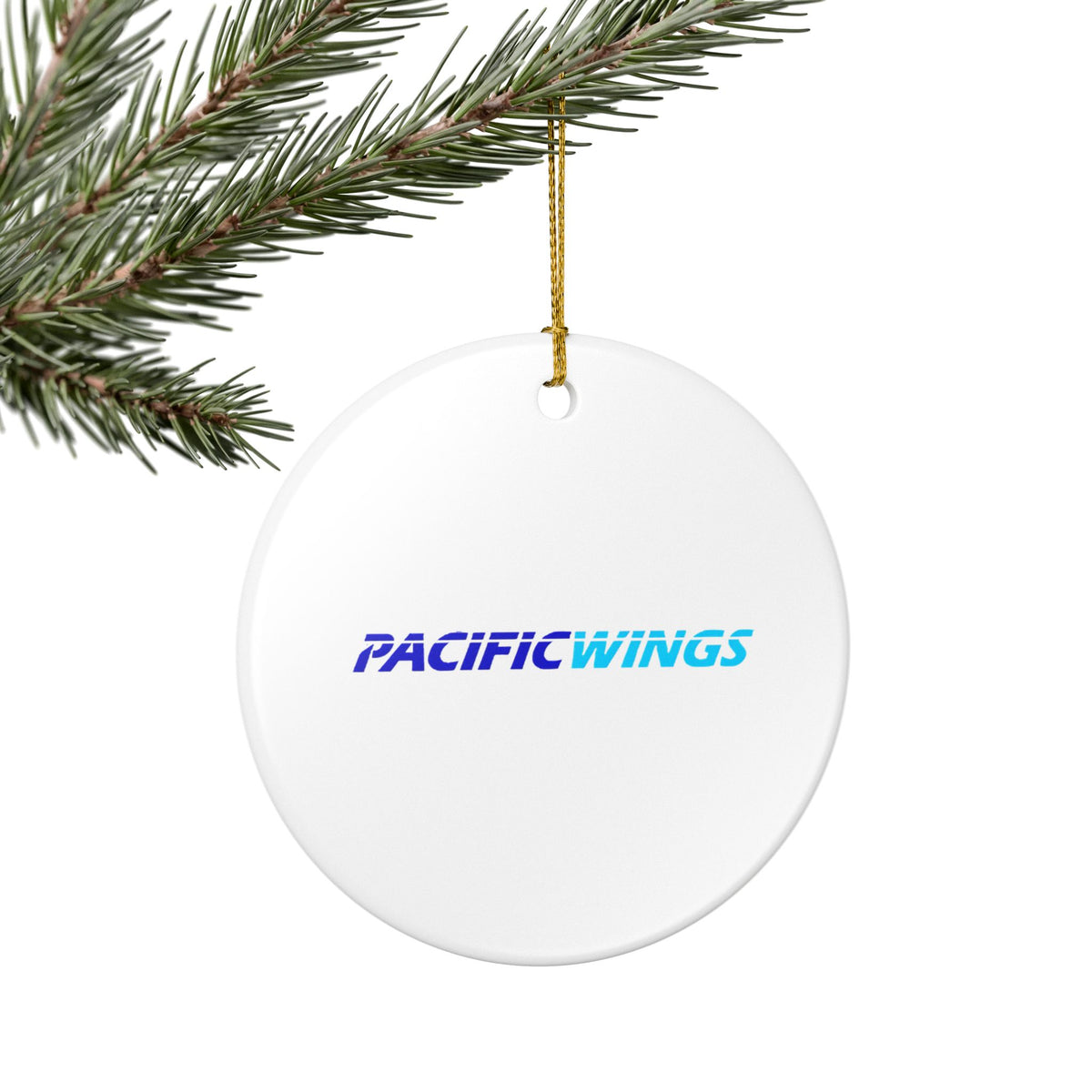 Pacific Wings Ceramic Ornament