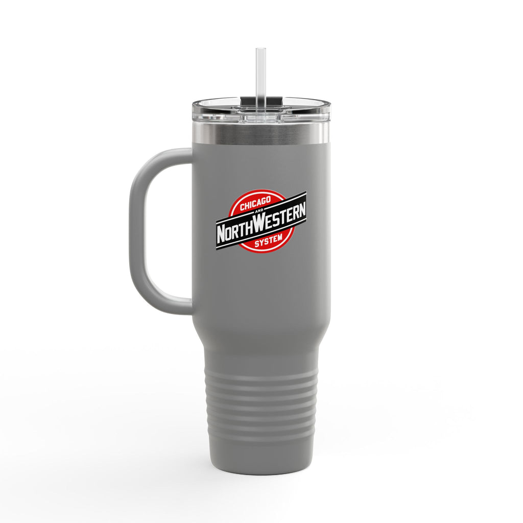 Chicago and North Western Railway 40oz Insulated Travel Mug Stainless Tumbler