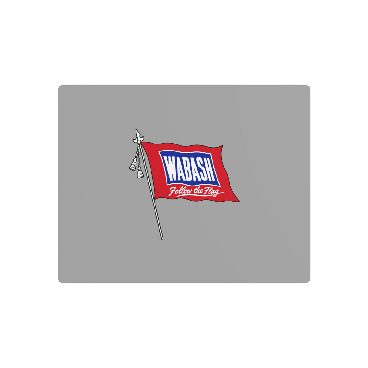 Wabash Railroad Metal Sign