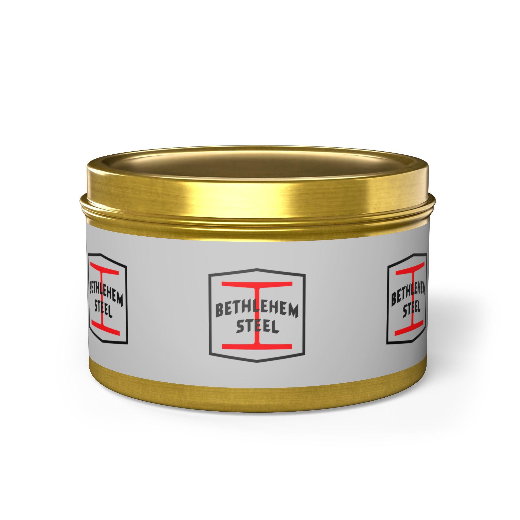 Bethlehem Steel Tin Candle