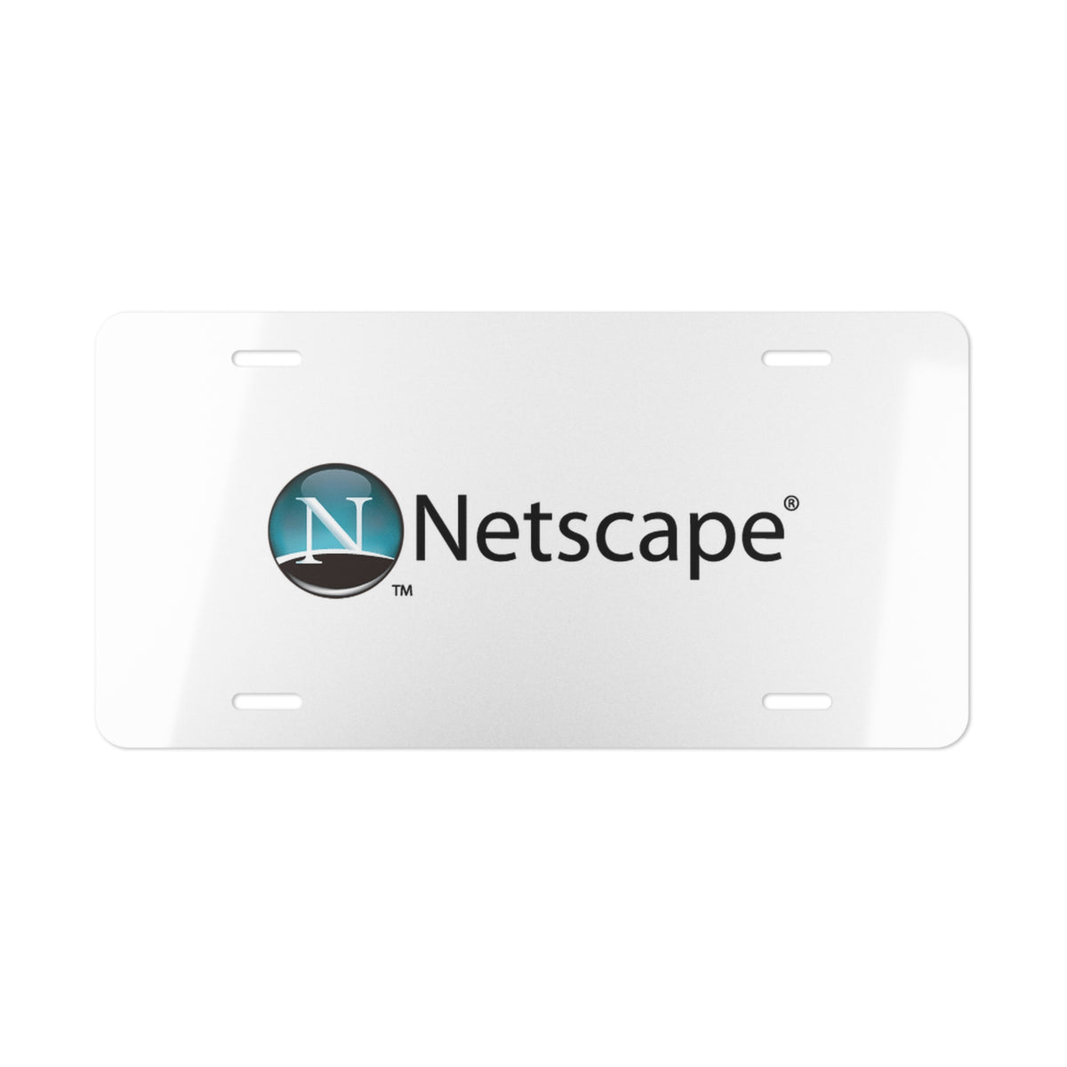 Netscape Vanity License Plate