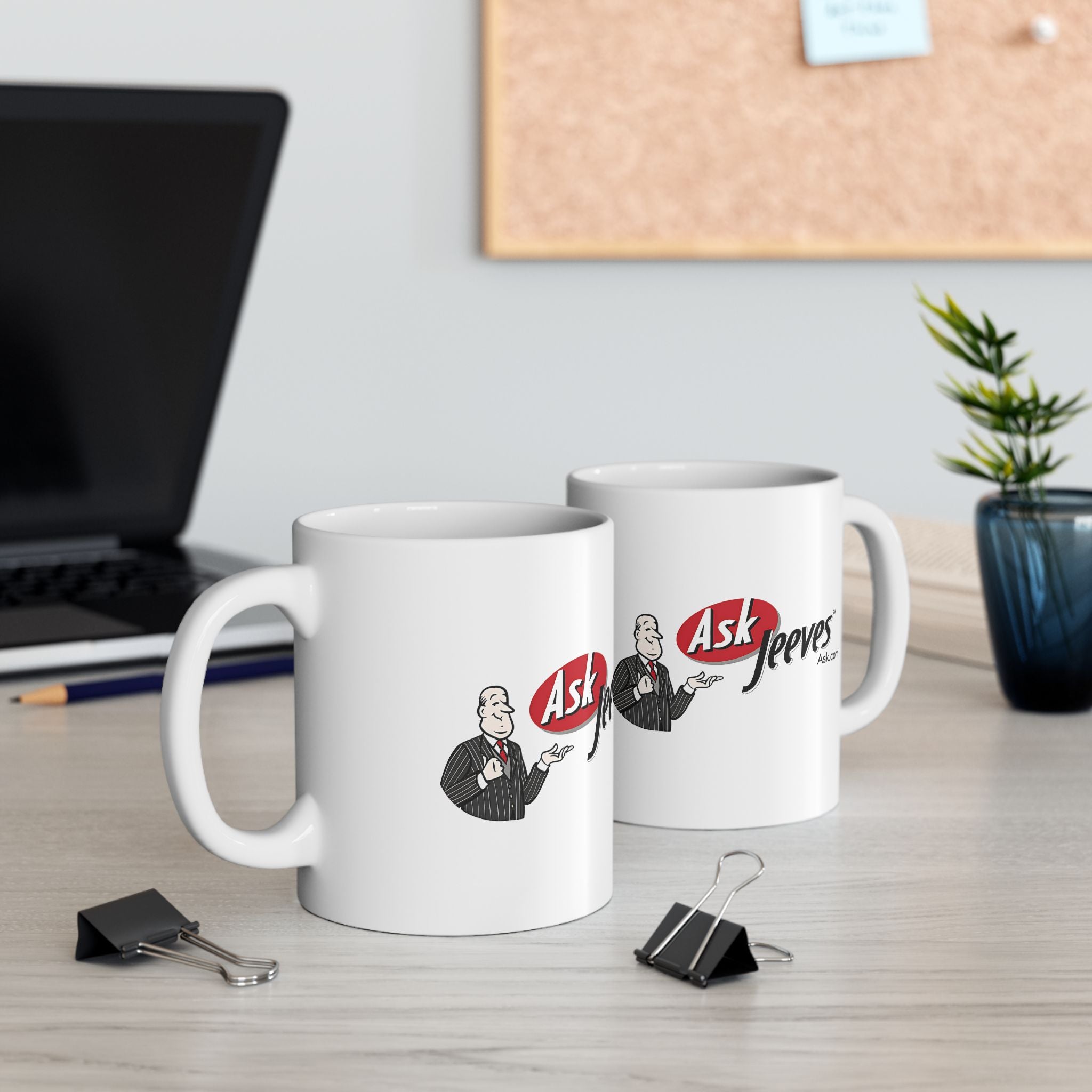 Ask Jeeves Ceramic Coffee Mug