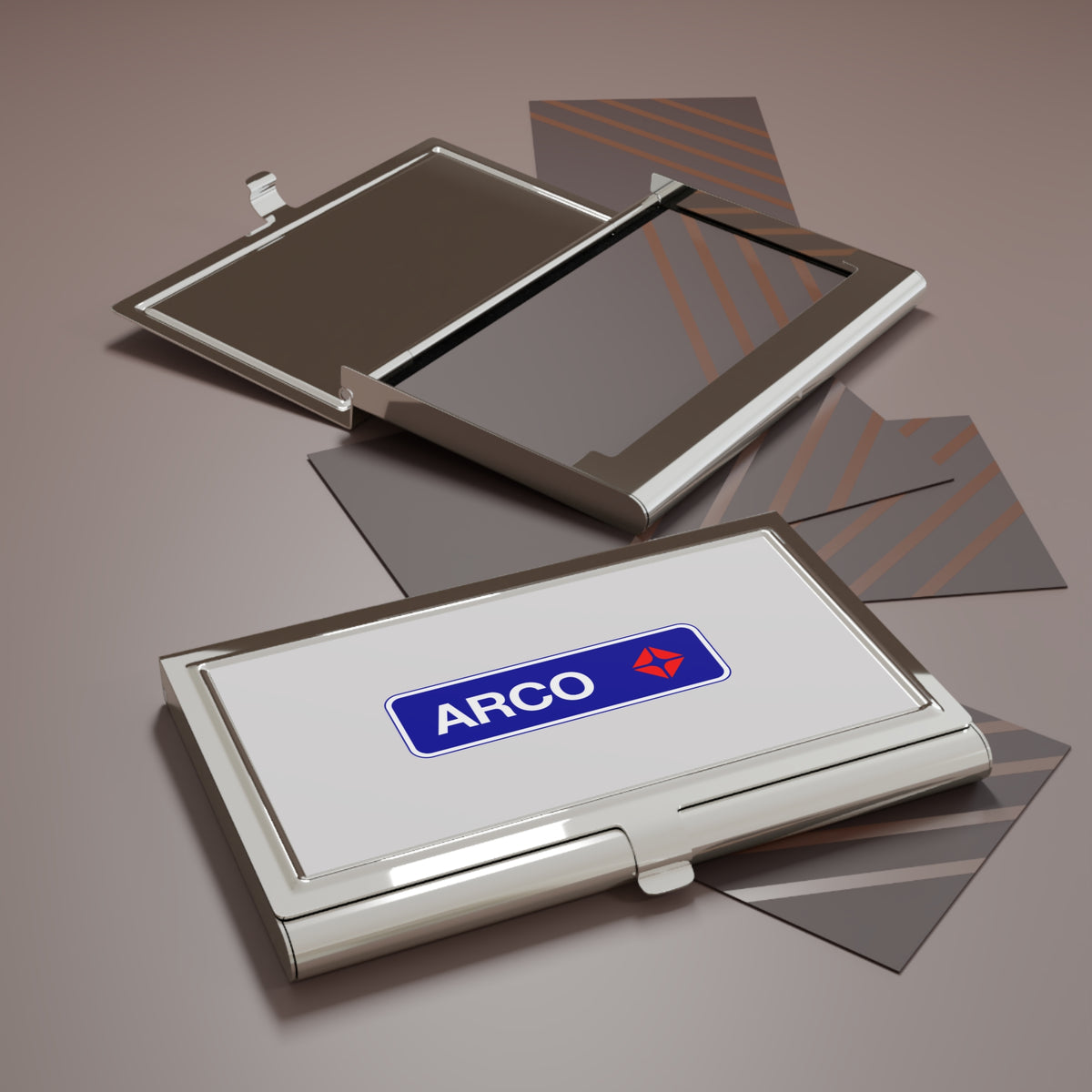 ARCO (Atlantic Richfield) Metal Business Card Holder