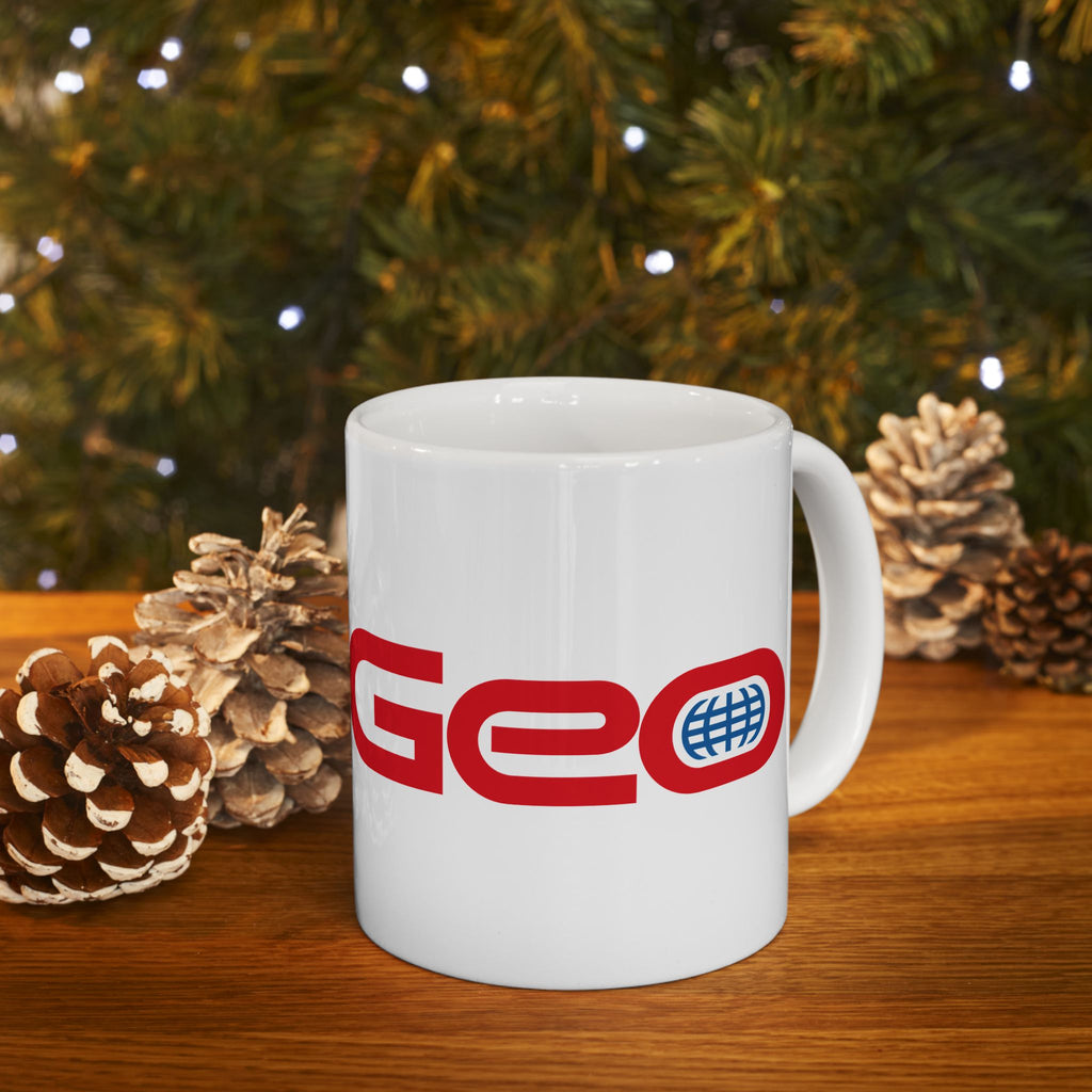 Geo Ceramic Coffee Mug