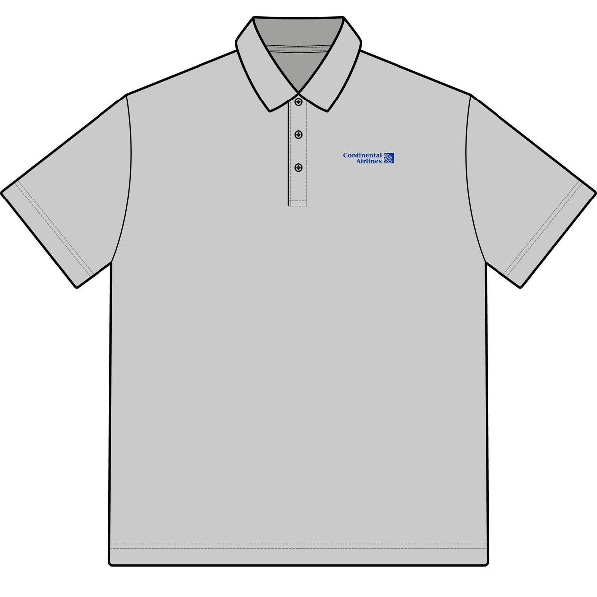 Continental Airlines Cotton Polo Shirt