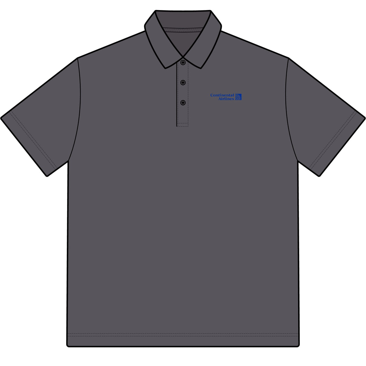Continental Airlines Cotton Polo Shirt