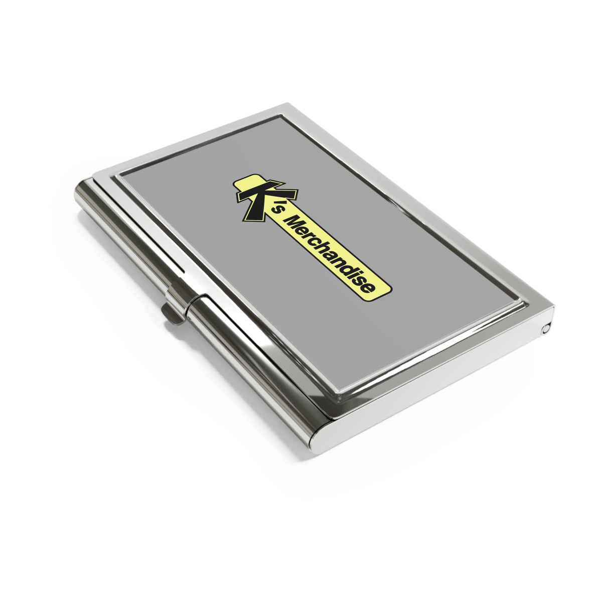 K's Merchandise Mart Metal Business Card Holder