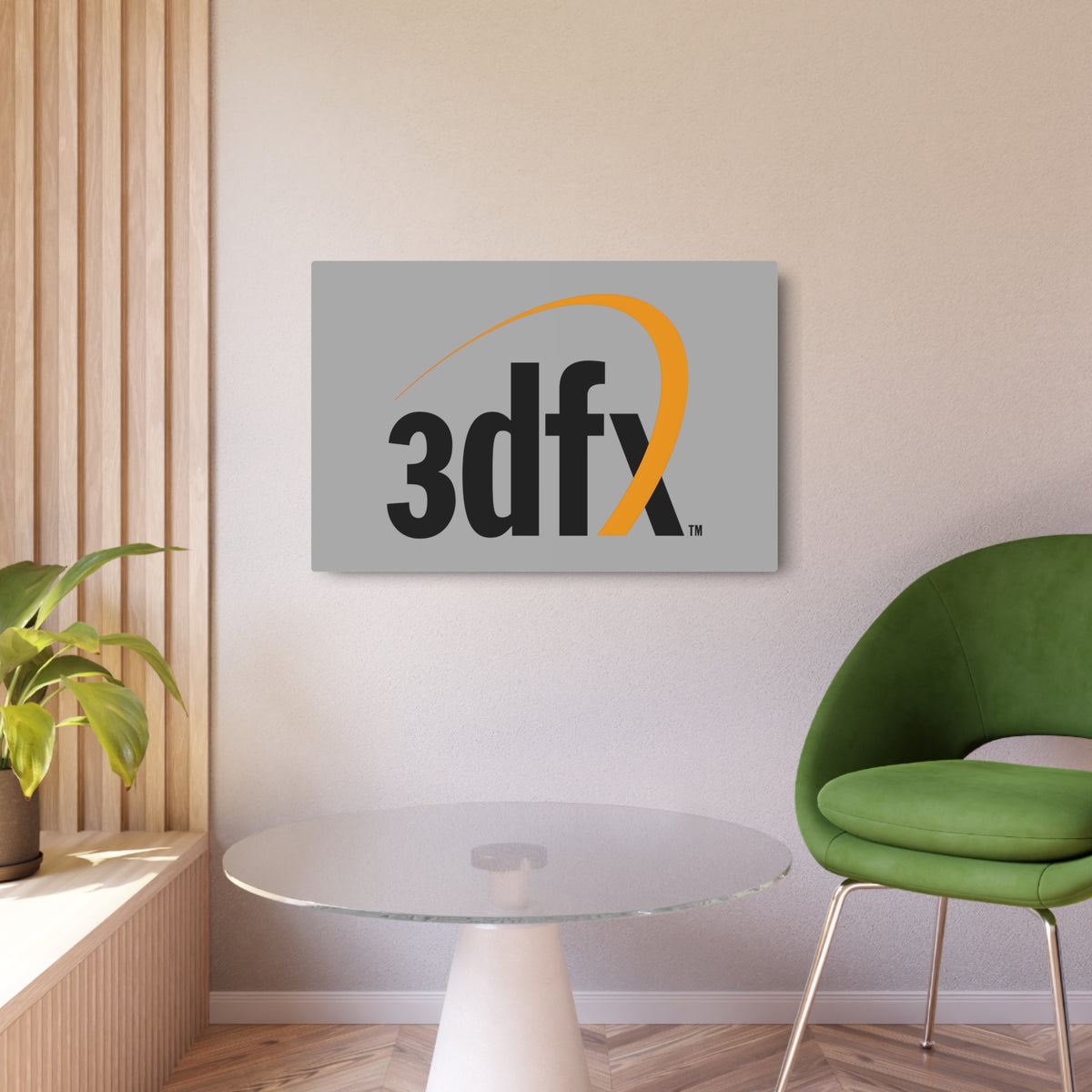 3dfx Interactive Metal Sign