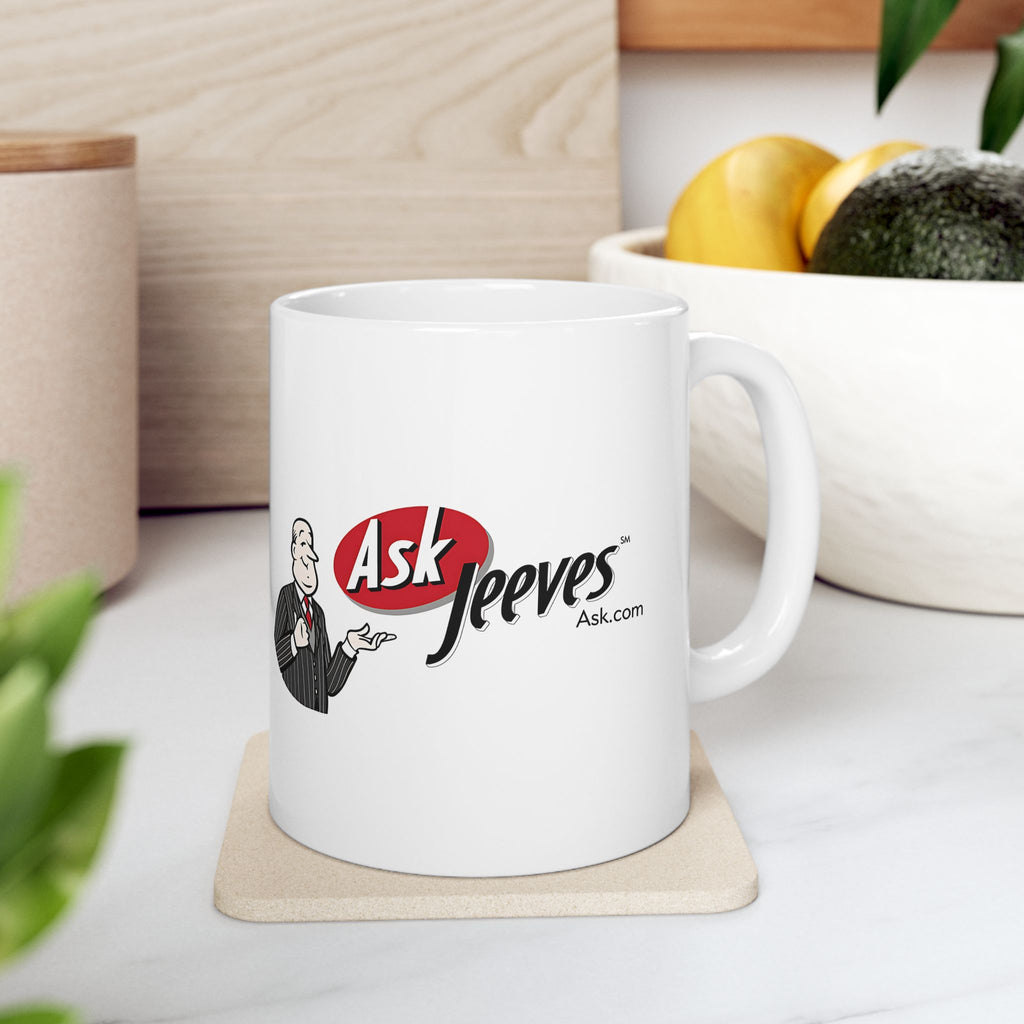 Ask Jeeves Ceramic Coffee Mug