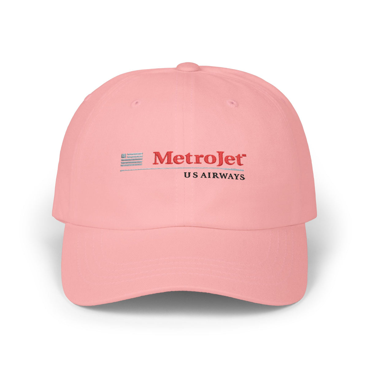MetroJet Embroidered Dad Cap Hat