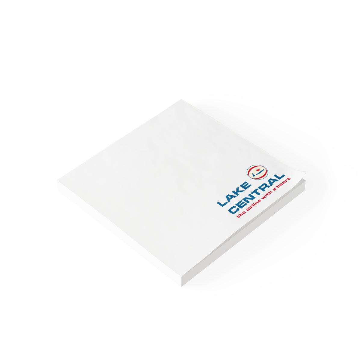Lake Central Airlines Sticky Post-it Note Pad