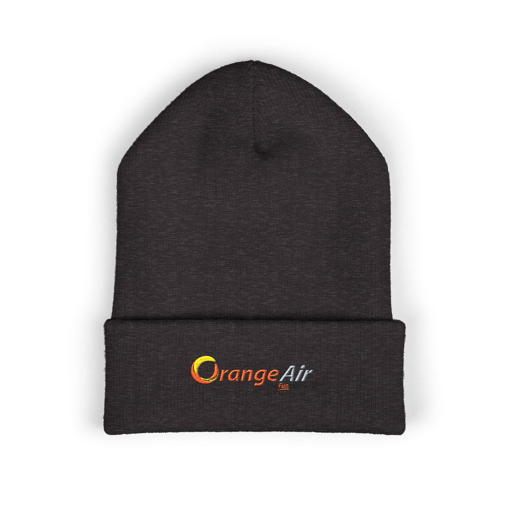 Orange Air Cuffed Beanie