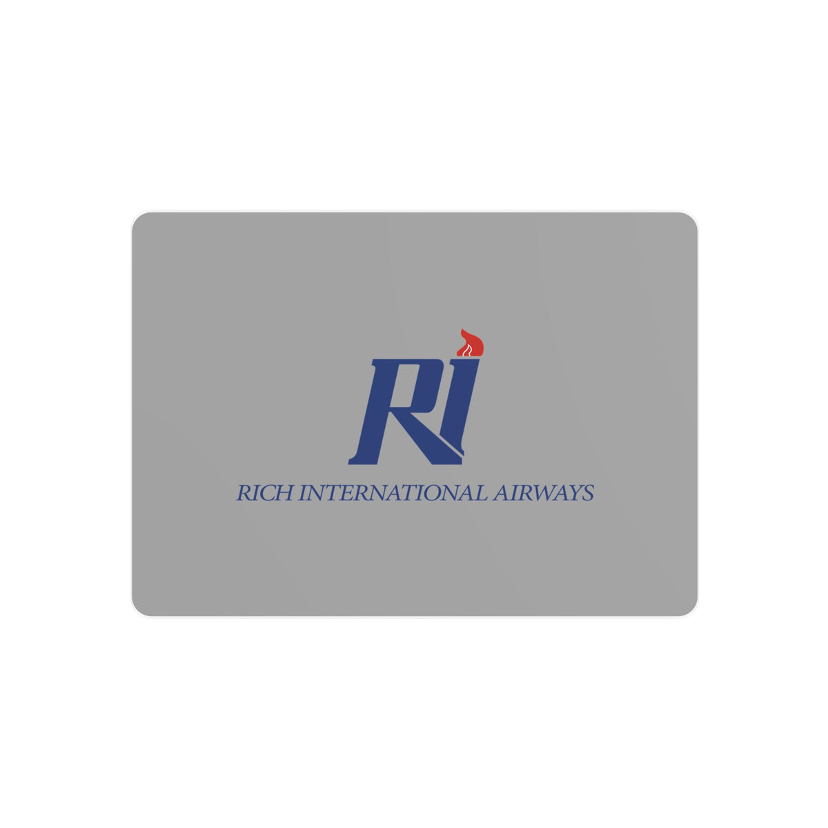 Rich International Airways Metal Sign