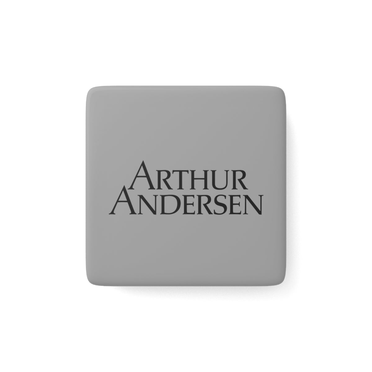 Arthur Andersen Square Porcelain Fridge Magnet