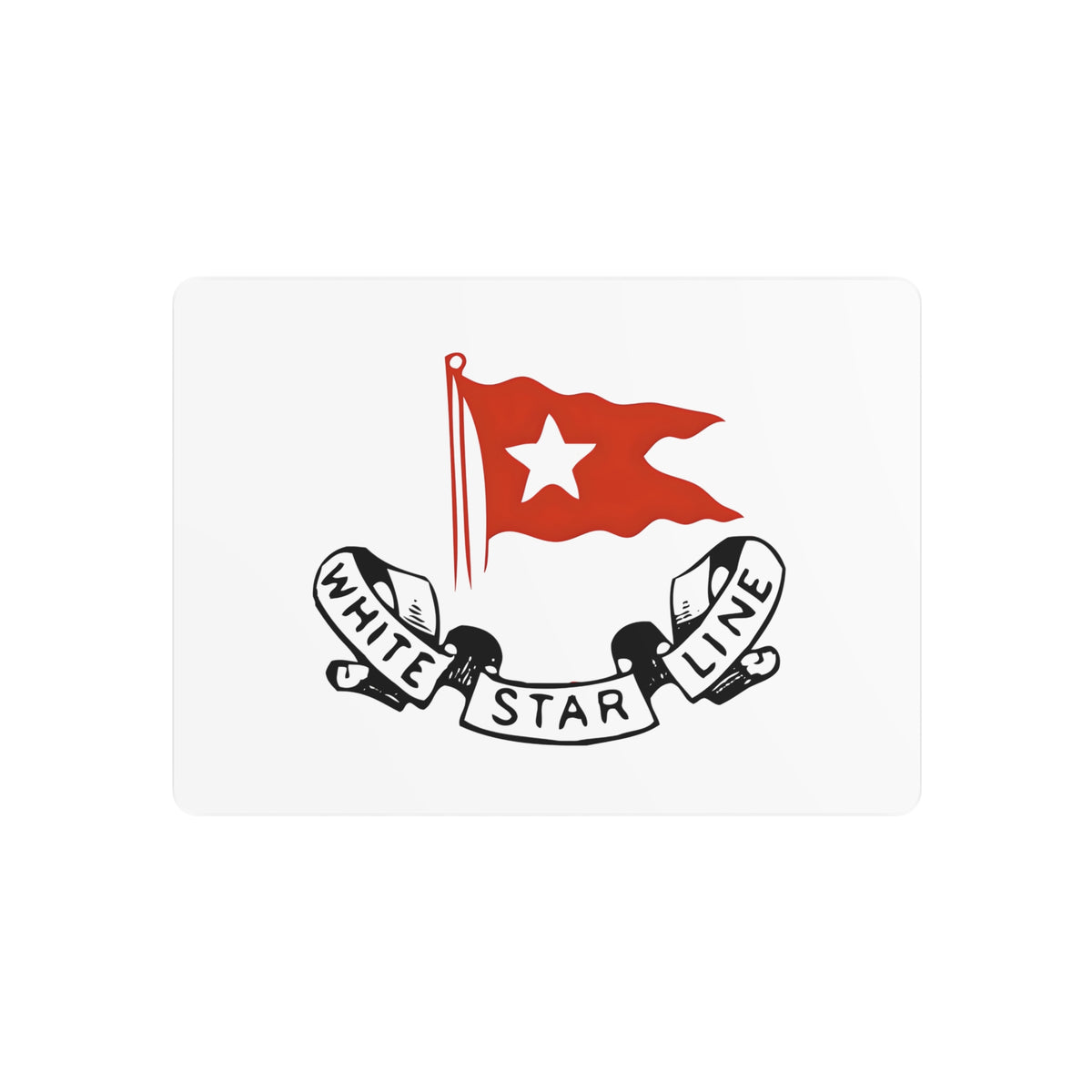 White Star Line Metal Sign
