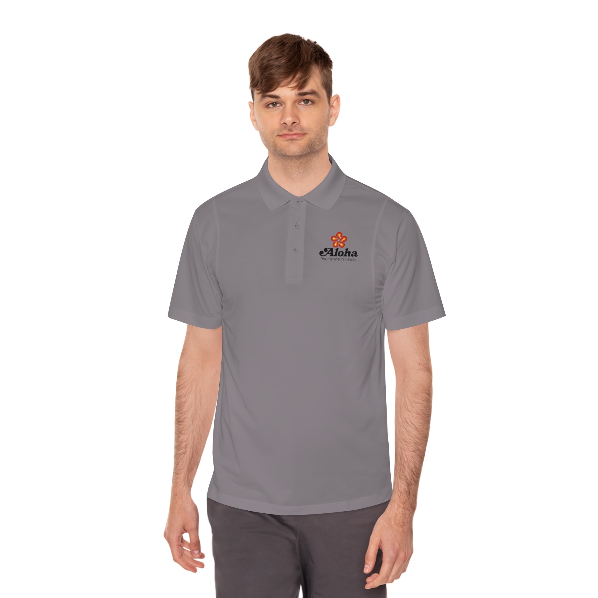 Aloha Airlines Men's Sport Polo Shirt