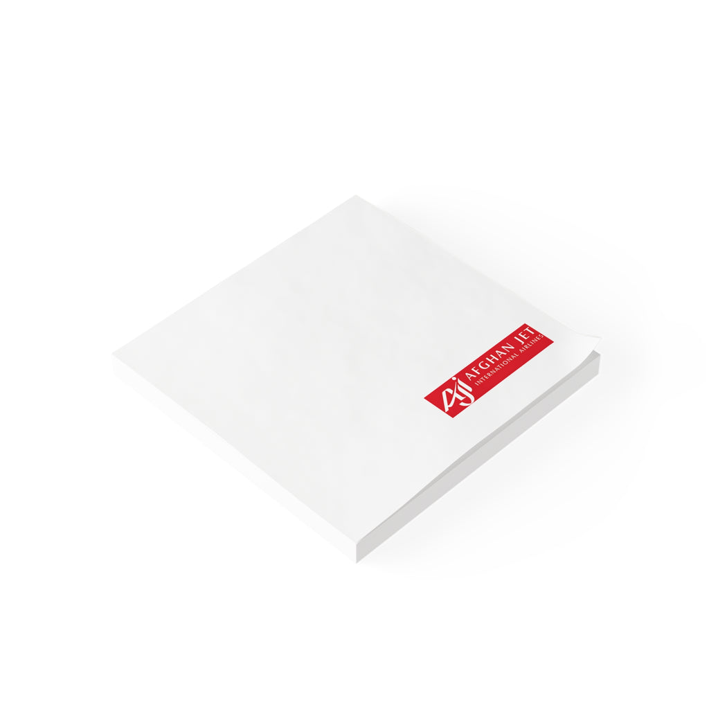 Afghan Jet International Airlines Sticky Post-it Note Pad